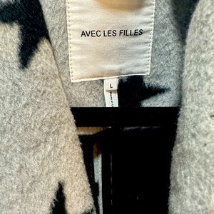 Coat with star design